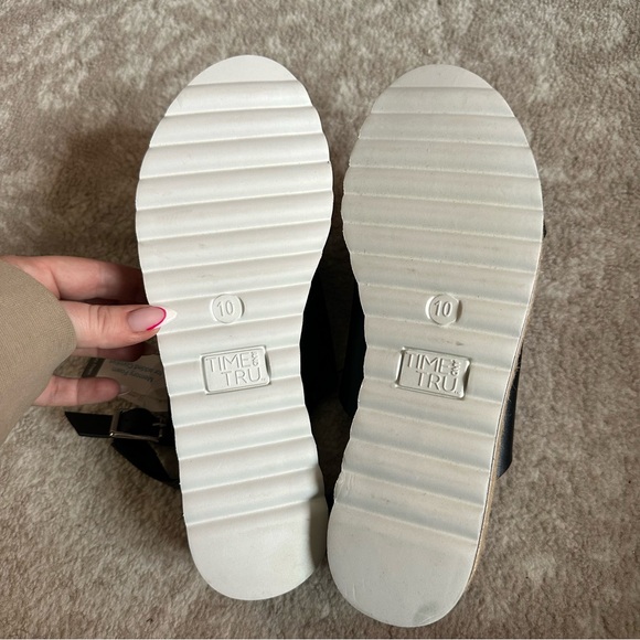 NEW Strappy Espadrilles Platform Sandals Size 10 - Picture 9 of 9